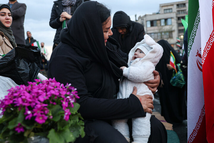 People attend Nowruz ceremony at Enqelab Square