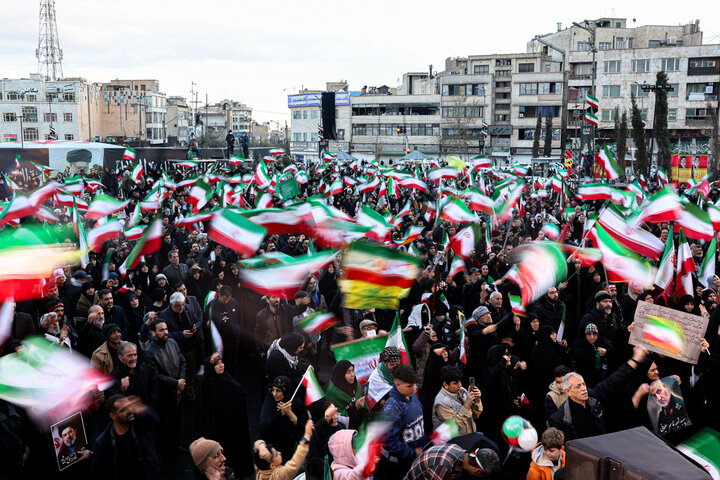 People attend Nowruz ceremony at Enqelab Square