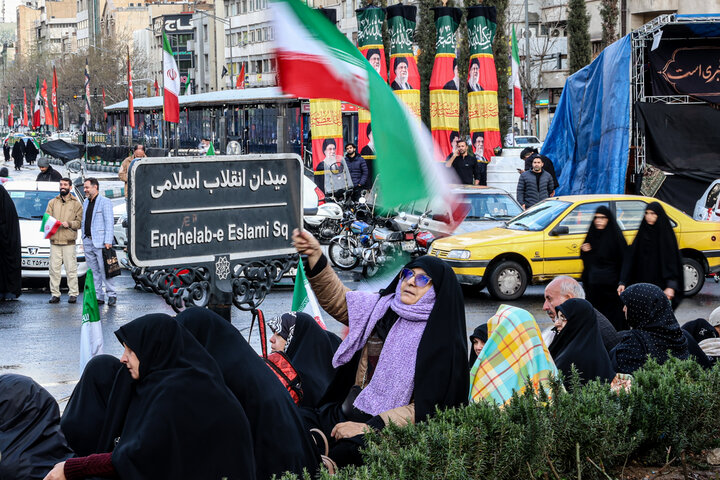 People attend Nowruz ceremony at Enqelab Square