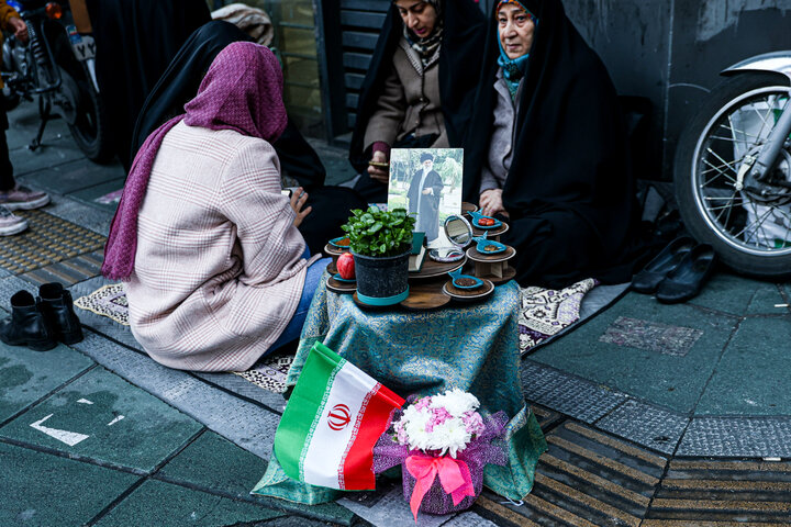 People attend Nowruz ceremony at Enqelab Square