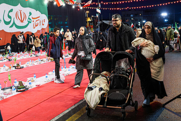 People attend Nowruz ceremony at Enqelab Square