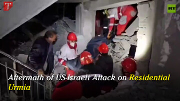 Aftermath of US-Israeli Attack on Residential Urmia
