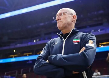 Iran national volleyball team head coach Roberto Piazza