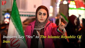 Iranians say "Yes" to the Islamic Republic of Iran