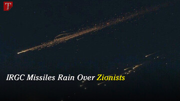 IRGC Missiles Rain Over Zionists