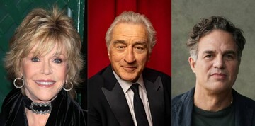 Left to right: Jane Fonda, Robert De Niro, Mark Ruffalo