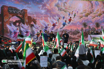 "In Memory of the Butterflies of Minab": Tehran hosts massive mourning ceremony for martyred student
