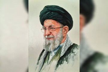 Iranian artist commemorates Martyr Leader through painting, poetry