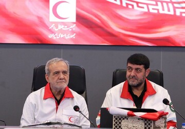 Pezeshkian praises services of rescue and relief organizations during war