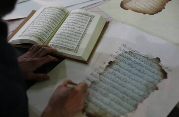 Iranian calligrapher restores Holy Qurans burned in recent unrests