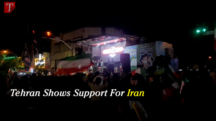 Tehran Shows Support For Iran