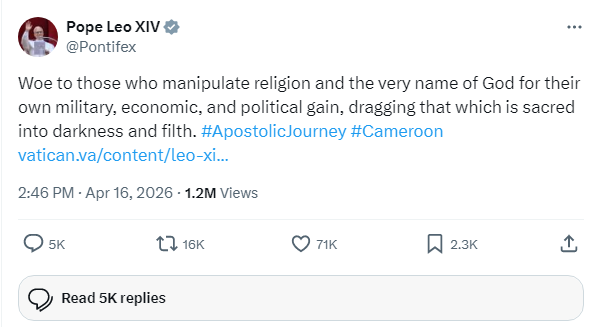 Courageous faith versus cowardly blasphemy