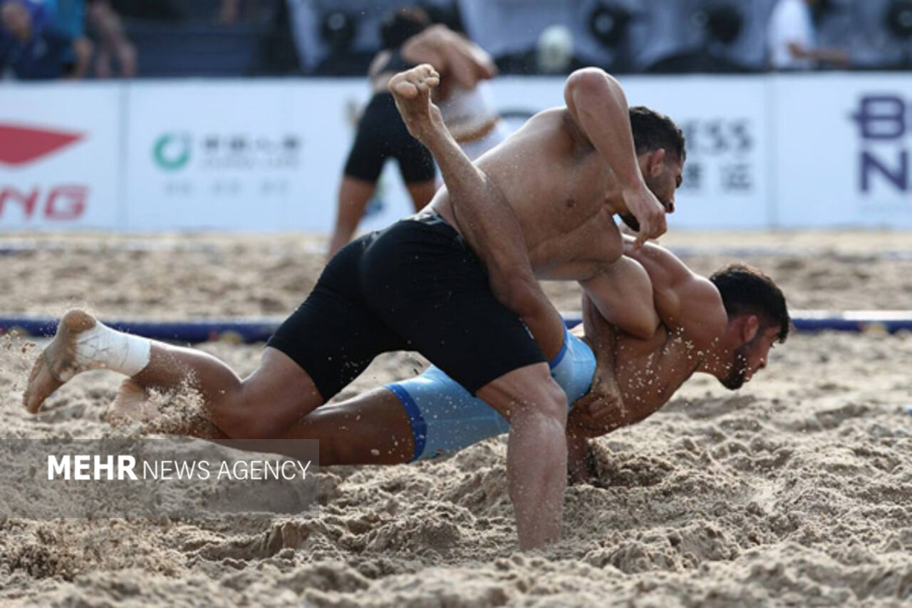 Iranian wrestlers claim four golds at 2026 Asian Beach Games