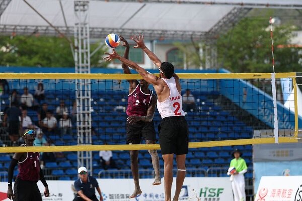 Iran beach volleyball win silver at 2026 Sanya