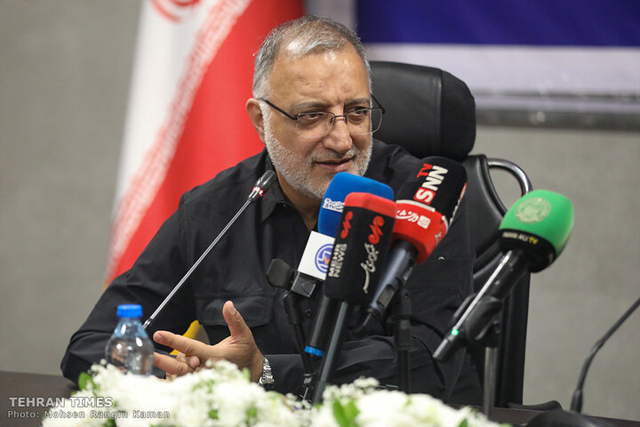 Tehran Mayor Meets the Custodian of the Holy Alawi Shrine in Tehran
