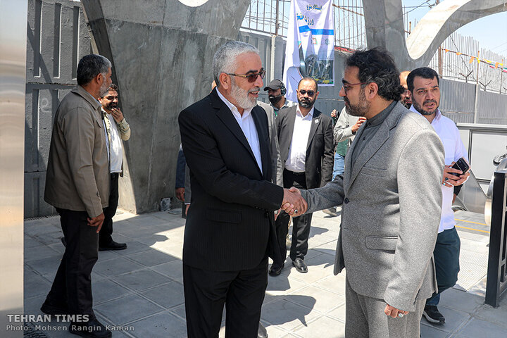 Tehran Mayor Meets the Custodian of the Holy Alawi Shrine in Tehran