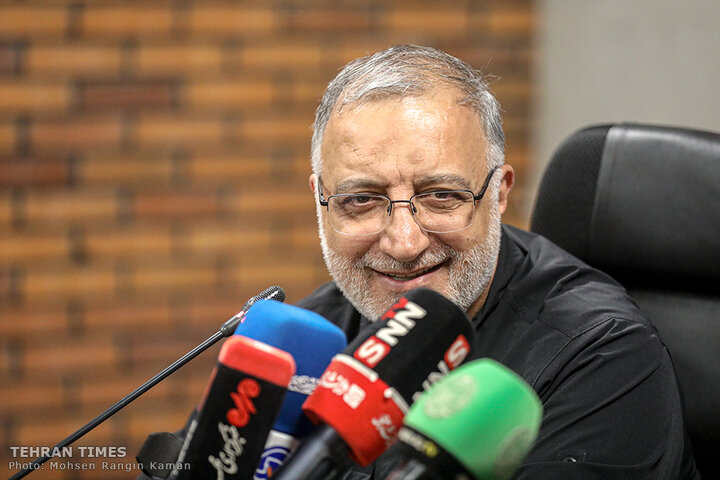 Tehran Mayor Meets the Custodian of the Holy Alawi Shrine in Tehran