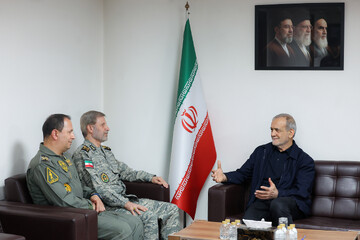 Pezeshkian: Government fully supports strengthening armed forces