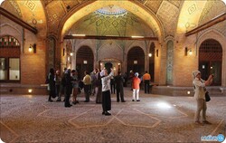 People visit Sa’d-al Saltaneh caravanserai in an undated photo