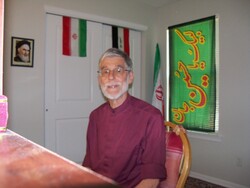 Journalist and senior editor Yuram Abdullah Weiler poses at his home in Las Cruces, New Mexico.