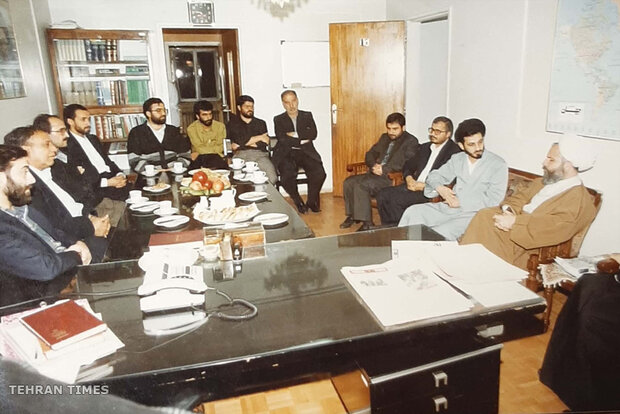 Tehran Times newsroom and staff in different years