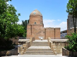 A view of the modest mausoleum of Esther and Mordechai in the city of Hamedan, west-central Iran.