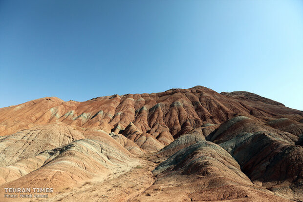 Welcome to incredible rainbow mountains in northwest Iran!