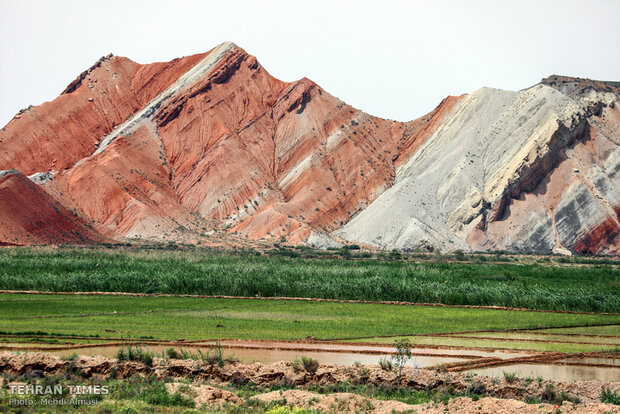 Welcome to incredible rainbow mountains in northwest Iran!