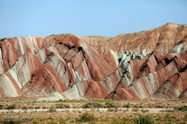 Welcome to incredible rainbow mountains in northwest Iran!