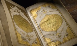  A manuscript of Divan of Hafez features an array of gilded designs and illustrations. (Courtesy of Sotheby's)