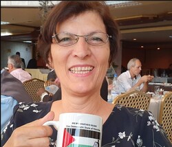 Amal Wahdan, a Palestinian activist