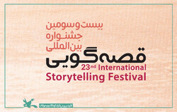 A poster for the 23rd International Storytelling Festival.