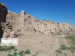 Ruins of ancient ramparts, fortifications vandalized in north-central Iran
