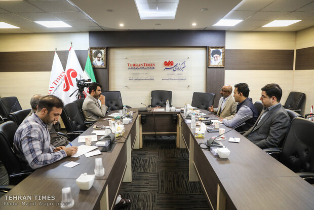Indian envoy conducts exclusive interview during visit to Tehran Times