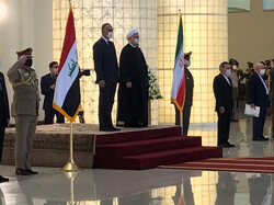 Iranian President Hassan Rouhani - Iraqi Prime Minister Mustafa al-Kadhimi
