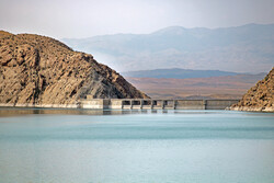 Precipitations fill up dam in central Iran