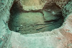 Ancient human skeleton unearthed in Isfahan
