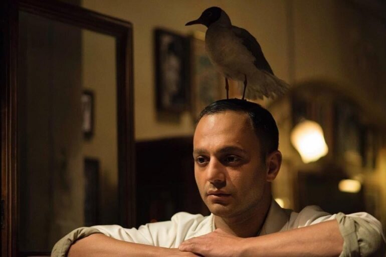 Saber Abar acts in a scene from “A Hairy Tale” by Homayun Ghanizadeh.