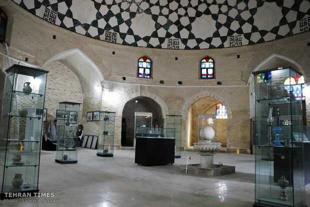 Very quiet and deserted but beautiful: the 12th-century Jameh Mosque of Saveh