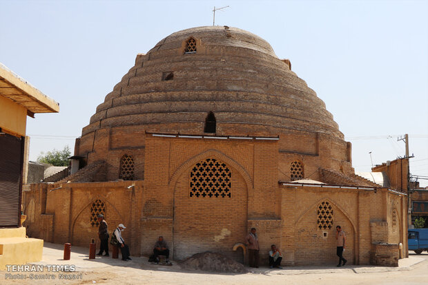 Very quiet and deserted but beautiful: the 12th-century Jameh Mosque of Saveh