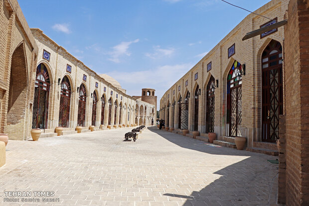 Very quiet and deserted but beautiful: the 12th-century Jameh Mosque of Saveh