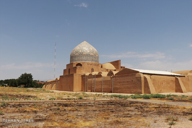 Very quiet and deserted but beautiful: the 12th-century Jameh Mosque of Saveh