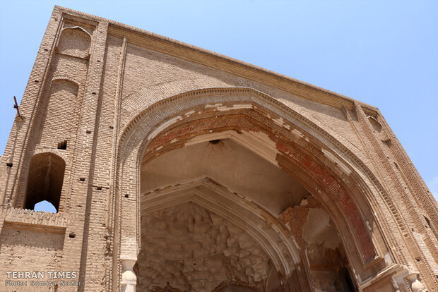 Very quiet and deserted but beautiful: the 12th-century Jameh Mosque of Saveh