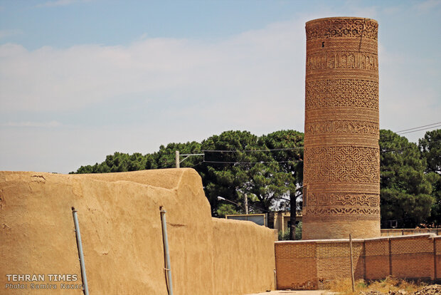 Very quiet and deserted but beautiful: the 12th-century Jameh Mosque of Saveh