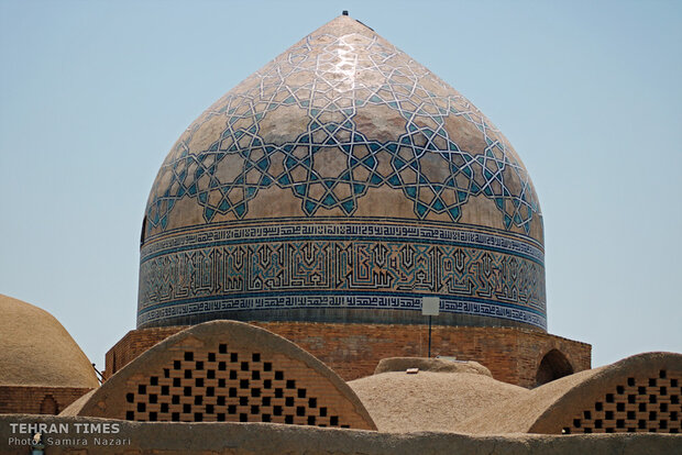 Very quiet and deserted but beautiful: the 12th-century Jameh Mosque of Saveh