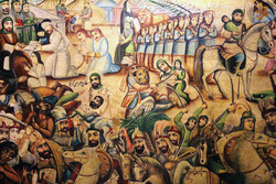 Teahouse painting exhibition explores Battle of Karbala
