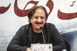 Director Majid Majidi attends a press conference at the Rahe Iman Charity Organization in Tehran on August 26, 2020 to brief the media about the Mourning at Home Short Film Festival. (Mehr/Shahabeddin