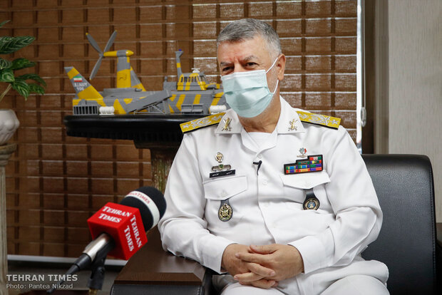 Navy Chief sits down with Tehran Times for exclusive interview