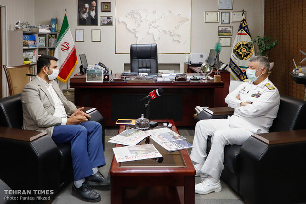 Navy Chief sits down with Tehran Times for exclusive interview