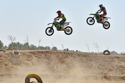 Motocross race in Isfahan